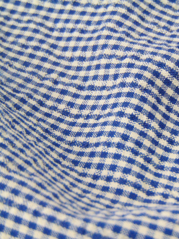 One of our inner fabrics called Blue Square. This inner fabric is made of a skirt.