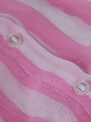One of our inner fabrics called Pinky Stripes. This inner fabric is made of a blouse.